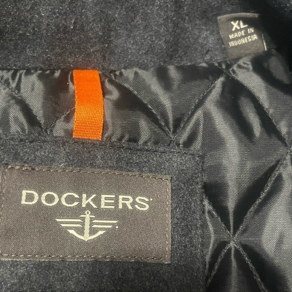 Dockers dark grey Wool Coat - Picture 7 of 7